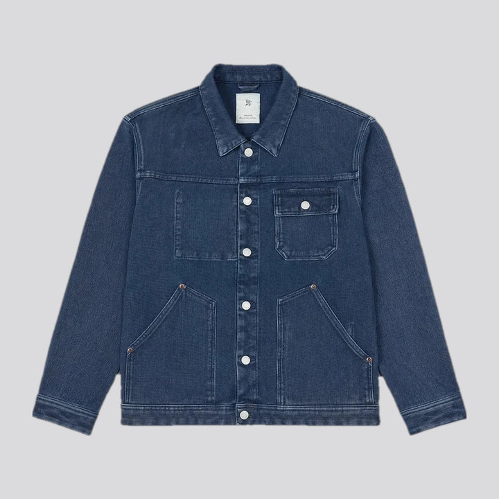 Casual street medium men's jeans jacket