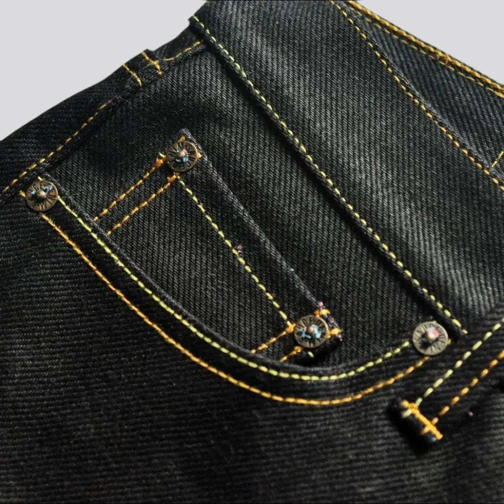 Super heavyweight men's self-edge jeans