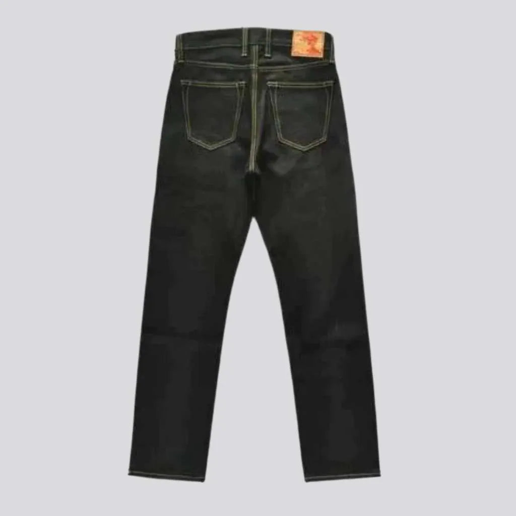 Super heavyweight men's self-edge jeans