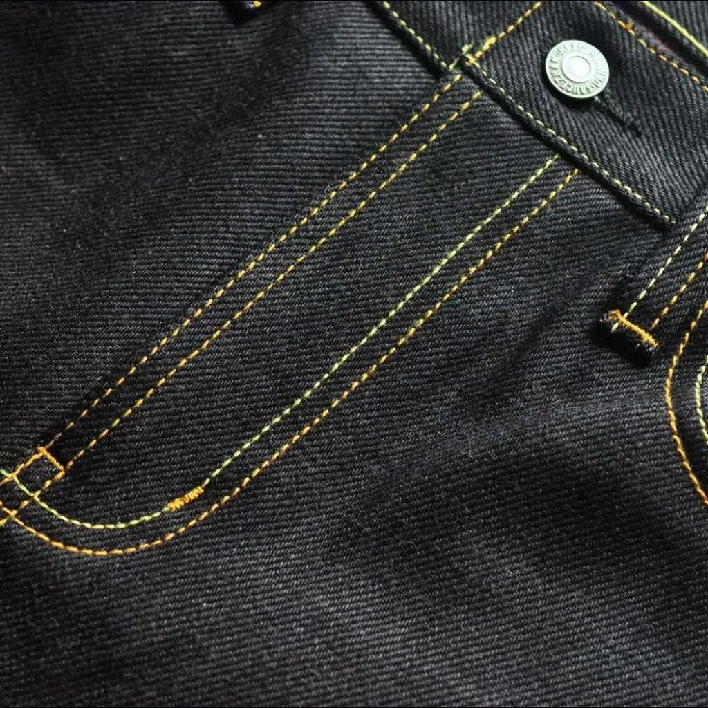 Super heavyweight men's self-edge jeans