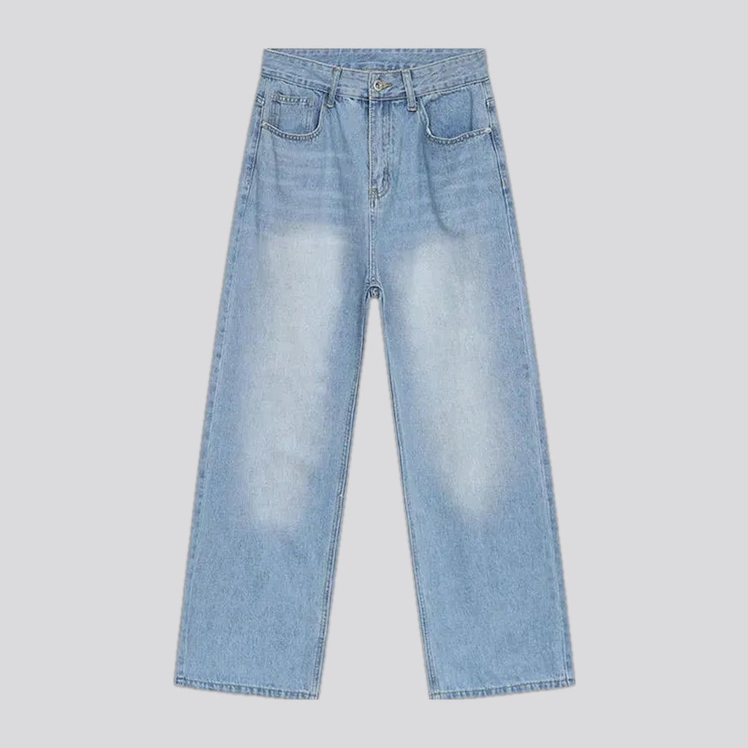 Colored fashion street style men's jeans