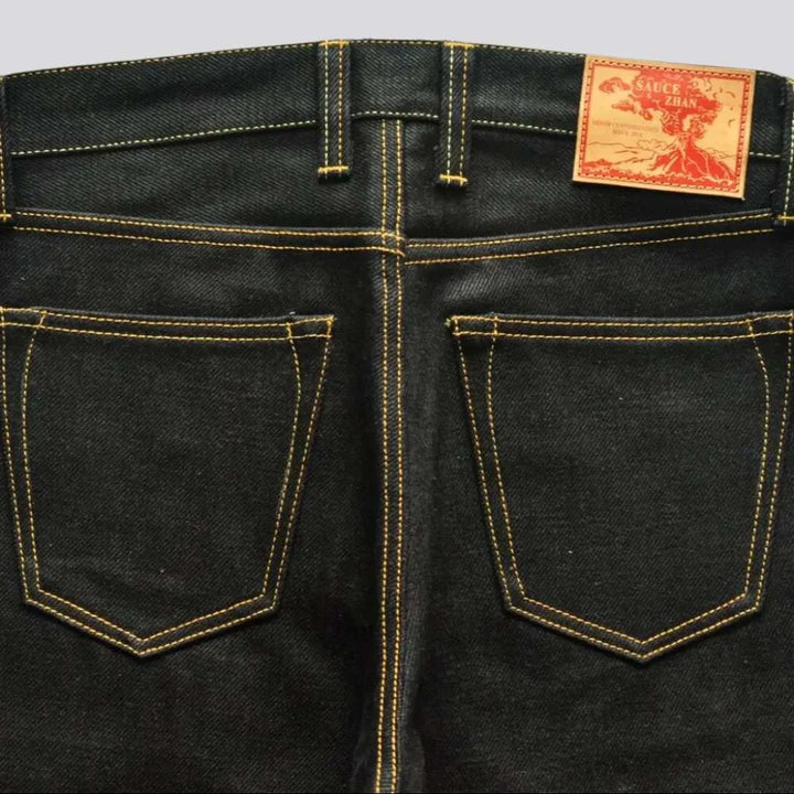 Super heavyweight men's self-edge jeans