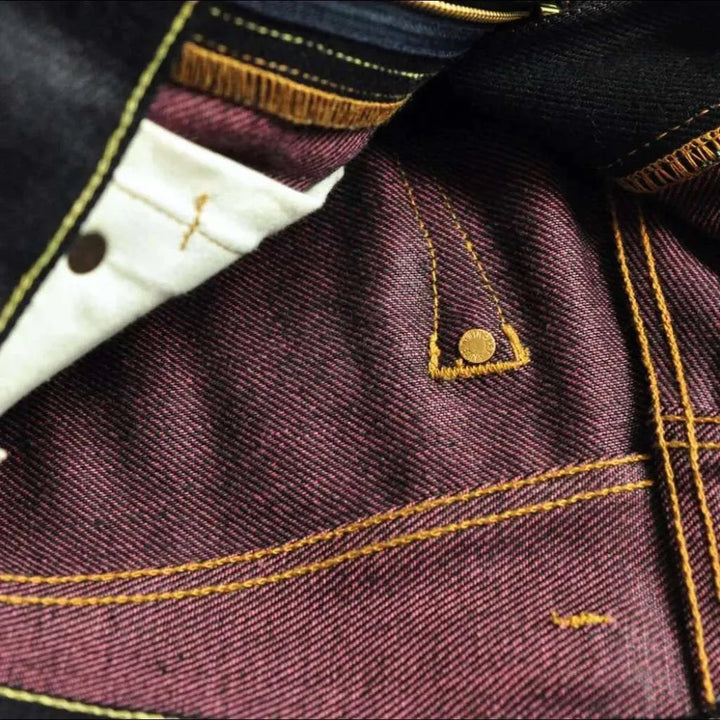 Super heavyweight men's self-edge jeans